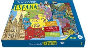 DESCUBRIENDO ESPAÑA. ATLAS TABLERO MAGNETICO | 9782733881996