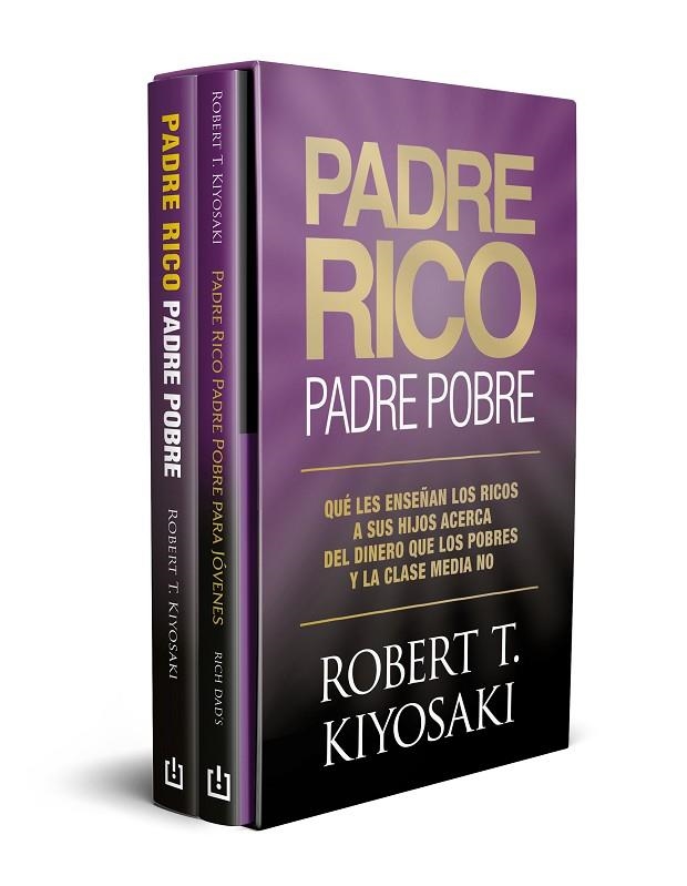 ESTUCHE PADRE RICO, PADRE POBRE (CONTIENE: PADRE RICO, PADRE POBRE | PADRE RICO, PADRE POBRE PARA JÓVENES) | 9788466375047 | ROBERT T. KIYOSAKI