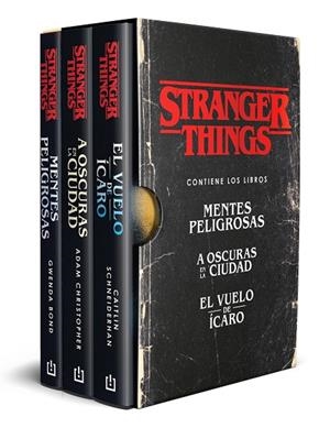 ESTUCHE STRANGER THINGS | 9788466382588 | GWENDA BOND ADAM CHRISTOPHER CAITLIN SCHNEIDERHAN