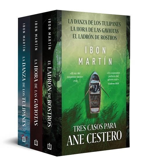 TRES CASOS PARA ANE CESTERO (PACK CON: LA DANZA DE LOS TULIPANES | LA HORA DE LAS GAVIOTAS | EL LADRÓN DE ROSTROS) (INSP | 9788466377959 | IBON MARTÍN
