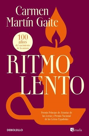 RITMO LENTO | 9788466381840 | CARMEN MARTÍN GAITE