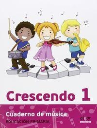 EP 1 - CRESCENDO - CUAD. MUSICA (NUEVA ED) | 9788490262627 | AA. VV.