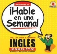 ­HABLE EN 1 SEMANA! INGLES COMPLETO 4 CDS | 9781591255512