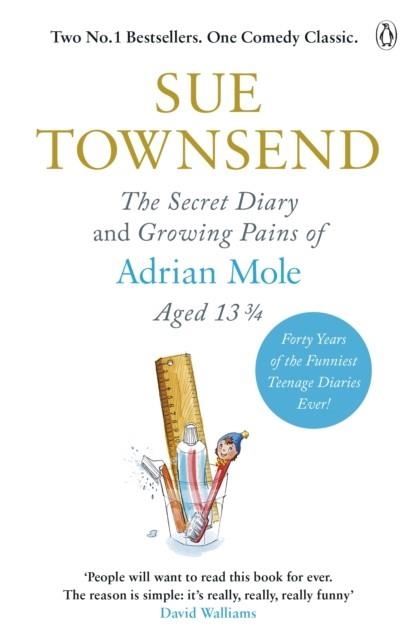 THE SECRET DIARY & GROWING PAINS OF ADRIAN MOLE AGED 13 ¾ | 9781405932189 | TOWNSEND, SUE
