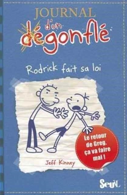 JOURNAL D'UN D'GONFL', TOME 2. RODRICK FAIT SA LOI(LE) T2 | 9782020988186 | JEFF KINNEY