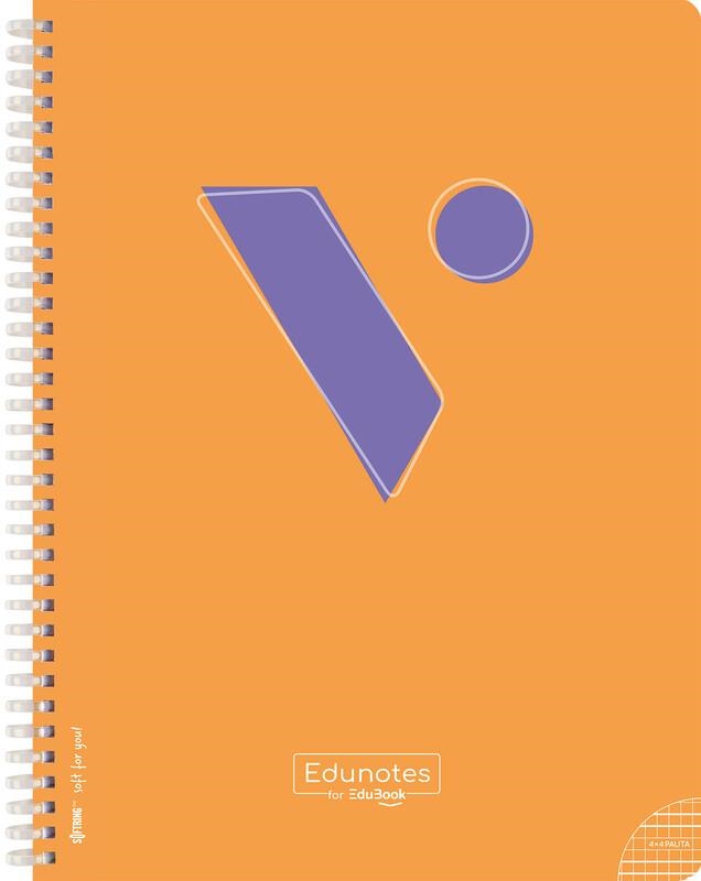 EDUNOTES + L/A5 ESPIRAL NARANJA 80H LISO | 9788410963023
