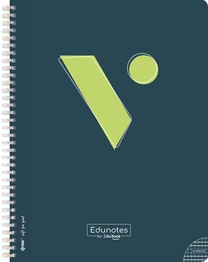 EDUNOTES + L/A5 ESPIRAL NEGRA 80H LISO | 9788410963016