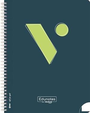 EDUNOTES + L/A5 ESPIRAL NEGRA 80H 4X4 PAUTA | 9788410962989