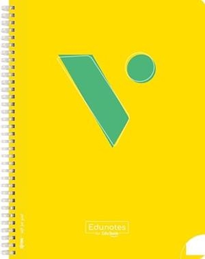 EDUNOTES + L/A4 ESPIRAL AMARILLA 80H 4X4 PAUTA | 9788410962705