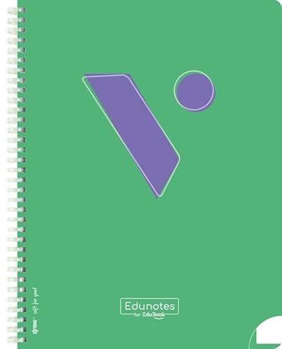 EDUNOTES + L/A5 ESPIRAL VERDE 80H 4X4 PAUTA | 9788410962941