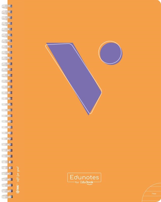 EDUNOTES + L/A5 ESPIRAL NARANJA 80H LINEAS | 9788410962910