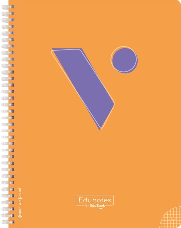 EDUNOTES + L/A5 ESPIRAL NARANJA 80H 4X4 | 9788410962835