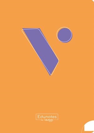 EDUNOTES + L/A5 GRAPA NARANJA 48H 4X4 PAUTA | 9788410963580