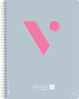 EDUNOTES + C/MICRO-5 A4 ESPIRAL GRIS 80H 5X5 | 9788410963757