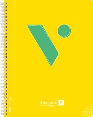 EDUNOTES + C/MICRO-5 A4 ESPIRAL AMARILLA 80H 5X5 | 9788410963726