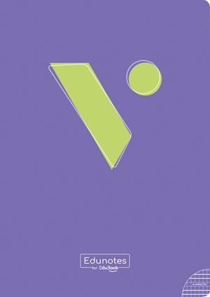 EDUNOTES + L/A5 GRAPA LILA 48H LISO | 9788410963634