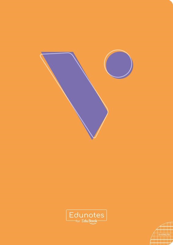 EDUNOTES + L/A5 GRAPA NARANJA 48H LISO | 9788410963665