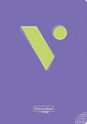 EDUNOTES + L/A4 GRAPA LILA 48H LISO | 9788410963313