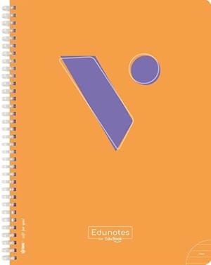 EDUNOTES + L/A4 ESPIRAL NARANJA 80H LINEAS | 9788410962644