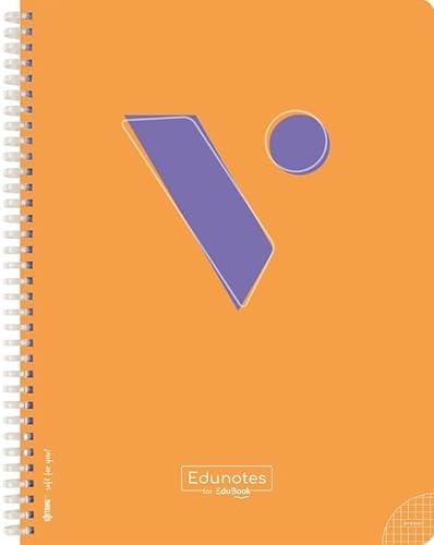EDUNOTES + L/A4 ESPIRAL NARANJA 80H 4X4 | 9788410962569