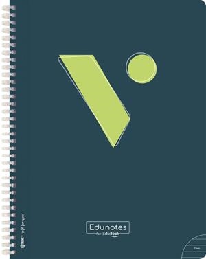 EDUNOTES + L/A4 ESPIRAL NEGRA 80H LINEAS | 9788410962637