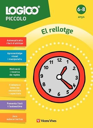 LOGICO PICCOLO. EL RELLOTGE (6-8 ANYS) | 9788410962231