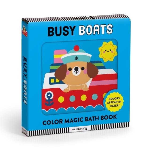 BUSY BOATS COLOR MAGIC BATH BOOK | 9780735387713 | MUDPUPPY
