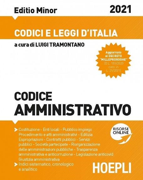 CODICE ADMINISTRATIVO | 9788836003150 | L. TRAMONTANO