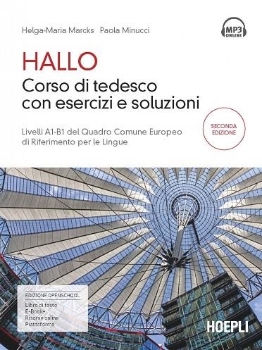 HALLO:CORSO DI TEDESCO CON ESERCIZI E SOLUZIONI | 9788836010653 | AA.VV.