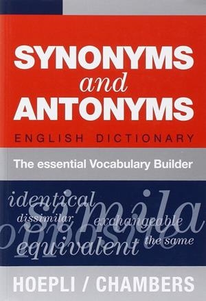 SYNONYMS AND ANTONYMS ENGLISH DICTIONARY | 9788820335793 | VV.AA.