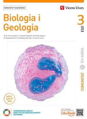 BIOLOGIA I GEOLOGIA 3 COMUNITAT VALENCIANA. (COMUNITAT EN XARXA) NOVA EDICIÓ 2024 | 9788411938679