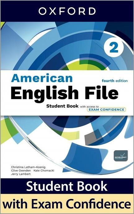 AMERICAN ENG FILE 2 SB PK 4ED | 9780194176507
