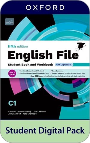 ENGLISH FILE C1.1 SBWB W/O KEY 5ED | 9780194147170