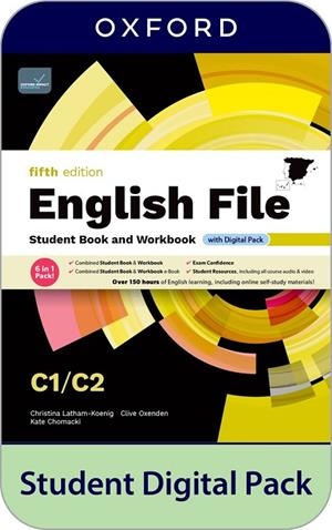 ENGLISH FILE C1.2 SBWB W/O KEY 5ED | 9780194146937