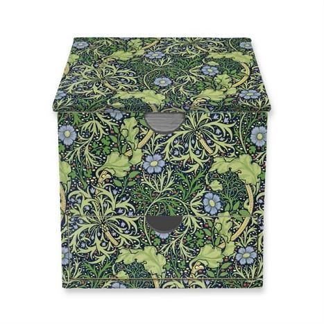 WILLIAM MORRIS: SEAWEED FLAME TREE MEMO BOX WITH DRAWER | 9781835628393 | FLAME TREE STUDIO
