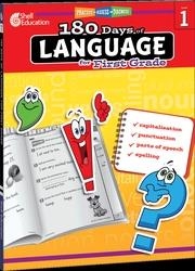 180 DAYS OF LANGUAGE FOR FIRST GRADE - READING & WRITING - GRADE 1 | 9781425811662