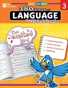 180 DAYS OF LANGUAGE FOR THIRD GRADE - READING & WRITING - GRADE 3 | 9781425811686