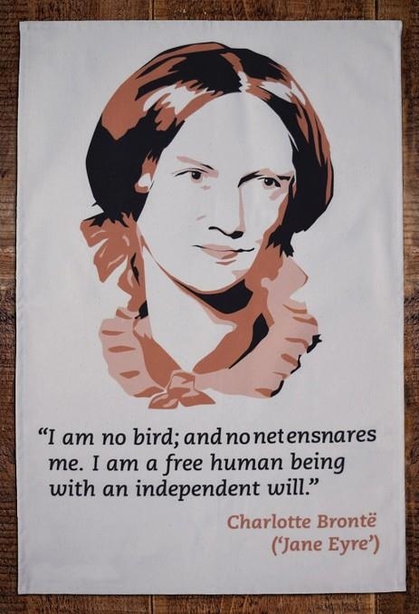 CHARLOTTE BRONTË (JANE EYRE) TEA TOWEL - PAÑO COCINA | 5060685683153