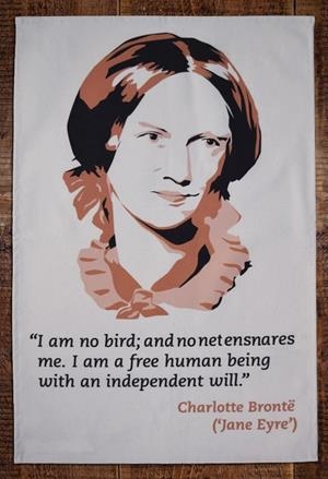 CHARLOTTE BRONTË (JANE EYRE) TEA TOWEL - PAÑO COCINA | 5060685683153