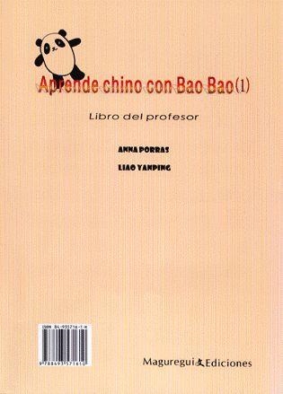 APRENDE CHINO CON BAO BAO (1) PROFESOR | 9788493571610