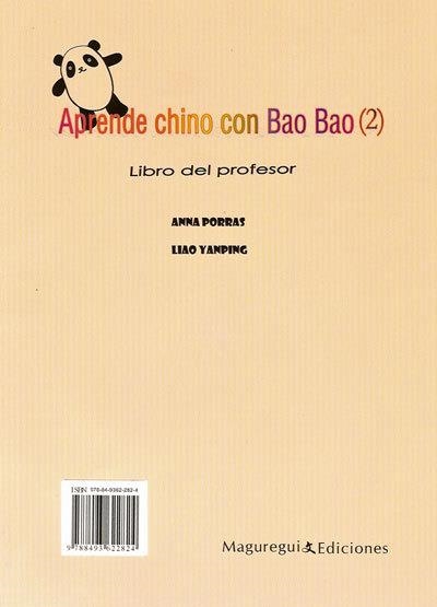 APRENDE CHINO CON BAO BAO (2) PROFESOR | 9980000005025