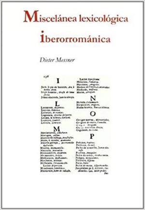 MISCELANEA LEXICOLOGICA IBERROAMANICA | 9788493529246