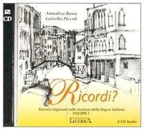 RICORDI ? 1 (CD+ATT ASCOLTO E CHIAVI) | 9788877155641