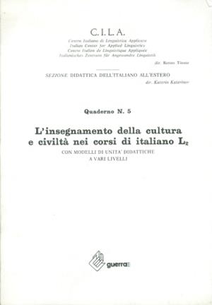 INSEGNAMENTO CULTURA E CIVILTÀ | 9980000005094