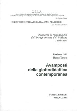 AVAMPOSTI GLOTTODIDATTICI CONTEMPORANEI | 9788877151223