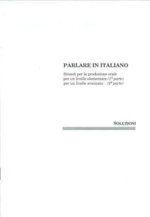 PARLARE IN ITALIANO (CHIAVI) | 9788877152169