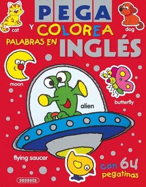 PEGA Y COLOREA PALABRAS INGLES 4 | 9788430565641 | Susaeta, Equipo