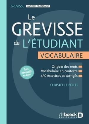 LE GREVISSE DE L'ÉTUDIANT - VOCABULAIRE | 9782807356825