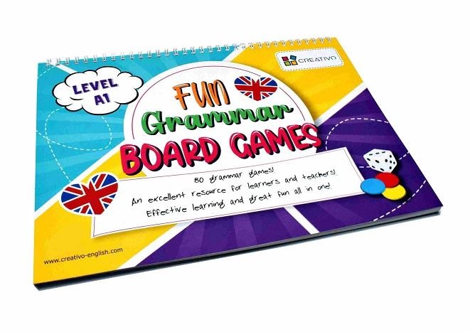FUN GRAMMAR BOARD GAMES LEVEL A1 | 9788366122901