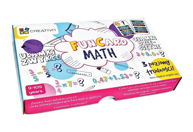 FUN CARD MATH (FRACTIONS AND DECIMALS) | 9788366122543